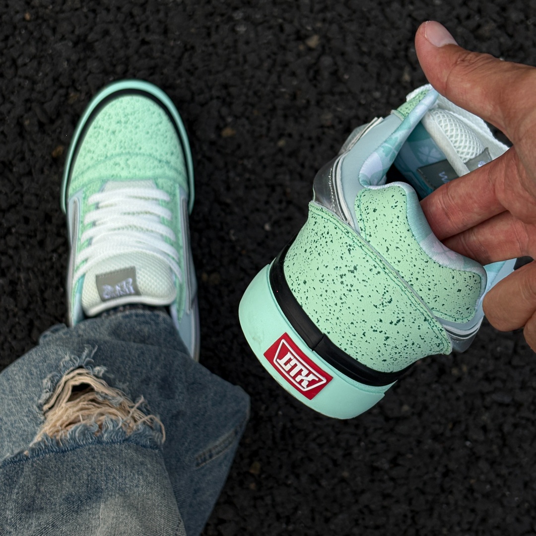 Frische mintgrüne Lightning Ch – Vans Shoes Old Skool Bewertung und Preis