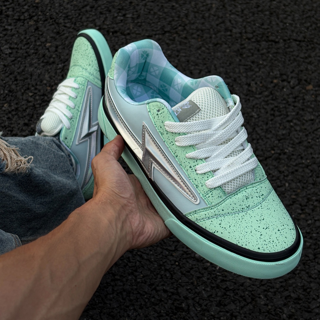 Frische mintgrüne Lightning Ch – Vans Shoes Old Skool Bewertung und Preis