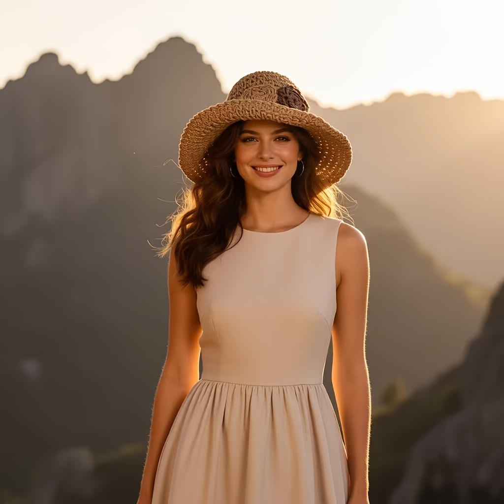 Böhmischer Blumen-Strandhut fü – Bucket Hat Straw Bewertung und Preis
